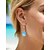 abordables Accesorios de vacaciones-Pendientes de aleación de estilo bohemio para mujer, multicolor, ideales para uso diario, vacaciones y viajes.