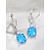 abordables Accesorios de vacaciones-Pendientes de aleación de estilo bohemio para mujer, multicolor, ideales para uso diario, vacaciones y viajes.