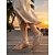 cheap Women-Women's Embellished Flat T-Strap Sandals - Elegant Resort Evening Shoes for Vacation Dinners