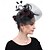 billige Fascinatorer-fascinators polyester Bryllup Årgang søt stil Retro Rød Med Fjær Hodeplagg Hodeplagg