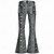 ieftine Pantalonii-Retro / vintage Boho Anii 1970 Pantaloni Pantaloni cu fund clopot Hippie Disc Talie Înaltă Boem Έθνικ Costume de fancy Pentru femei Halloween Carnaval festival de muzică Petrecere cu tematică retro