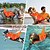 abordables chalecos salvavidas-Chaleco salvavidas de seguridad para perros con diseño de tiburón, chaleco salvavidas para perros con diseño de sirena para nadar con flotabilidad superior y asas de rescate para piscina, playa y