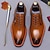 cheap Classic Dress Shoes-Men's Classic Derby Shoes, 100% Premium Leather, Polished Finish, Comfortable and Stylish, Ideal for Business, Weddings and Formal Occasions