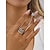 economico Accessori per le vacanze-anello in lega bohémien da donna, regolabile con design a farfalla, disponibile in oro e argento, perfetto per l'uso quotidiano casual e per le vacanze al mare