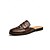 cheap Loafers-Men's Black Croc-Embossed Wedding Mule Loafers Tassel Slip-On Dress Shoes Classic Formal Backless Shoes for Groom, Groomsmen, Church Wedding, Garden Ceremony, Reception Evening Wear