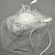 abordables Fascinateurs-Fascinators Polyester Mariage Anniversaire Élégant ancien Mignon Avec Plume Tulle Casque Couvre-chef
