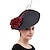 abordables Fascinadores-Fascinators Tejido Boda Cumpleaños Elegante Vintage Estilo lindo Con Flor Celada Sombreros