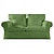 preiswerte Sofabezug-2-Sitzer Sofa Bezug oder Ektorp 2-Sitzer Schlafsofa Bezug mit Kissenbezügen und Rückenlehnenbezügen Ektorp Couchüberzug waschbarer Möbel-Schutz
