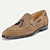 baratos Mocassins de couro premium-Homens Clássico Casual Couro Camurça Couro de grão integral italiano Antiderrapante Mocassim Marron Verão Primavera Todas as Estações