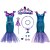 voordelige Meisjeskostuums-Meermin Zeemeerminstaart Aqua Princess Jurken Thema feestkostuum Cosplay for Voor meisjes Kinderen Carnaval Maskerade