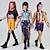 cheap Girls' Costumes-Korean Idol Inspired Pop Star Cosplay Costume Cosplay Wigs Cosplay Costume for Girls' Kid's Christmas Halloween Children's Day Comic Con School Event Dress Up Anime Expo