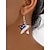 baratos Acessórios-Conjunto de colar e brincos femininos em liga metálica, com diversos designs de coração e estrela, joias patrióticas, perfeitas para o 250º aniversário dos EUA, Dia da Independência e para uso casual no dia a dia.