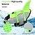 abordables chalecos salvavidas-Chaleco salvavidas de seguridad para perros con diseño de tiburón, chaleco salvavidas para perros con diseño de sirena para nadar con flotabilidad superior y asas de rescate para piscina, playa y