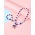 abordables Accesorios-Conjunto de collar y pulsera patrióticos de acrílico para mujer, joyería de cuentas rojas, blancas y azules de varios estilos para la celebración del 250 aniversario de Estados Unidos, el Día de la Independencia y para uso diario informal.