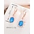 abordables Accesorios de vacaciones-Pendientes de aleación de estilo bohemio para mujer, multicolor, ideales para uso diario, vacaciones y viajes.
