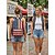 cheap Accessories-Unisex Polyester Printed Backpack, Vintage American Flag Design, Large Capacity, Durable, Ideal for 250th Anniversary, Independence Day, Everyday Travel &amp; Outdoor Use