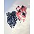 abordables Accessoires-Pince à cheveux patriotique en polyester pour femme, grande barrette à nœud imprimé drapeau multicolore pour le 250e anniversaire des États-Unis, la fête de l'indépendance, une tenue décontractée, un voyage ou des vacances.