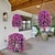 economico Fiore finti-2/4 pezzi di fiori artificiali finti pendenti, piante per esterni, decorazioni primaverili ed estive, finta seta, resistente ai raggi UV, realistici fiori di ipomea rampicanti per casa, veranda, patio, balcone