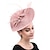 levne fascinátory-Fascinátory Polyester Svatební Narozeniny Vinobraní Roztomilý retro S Peří Přílba Pokrývky Hlavy