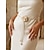 abordables Boda ACC-Collar de cadena para la cintura con perlas de imitación de camelia para mujer en blanco y negro, joyería elegante y versátil para bodas, fiestas nocturnas, para ir al trabajo y ocasiones formales.