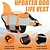 abordables chalecos salvavidas-Chaleco salvavidas de seguridad para perros con diseño de tiburón, chaleco salvavidas para perros con diseño de sirena para nadar con flotabilidad superior y asas de rescate para piscina, playa y