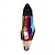 cheap Premium Leather Loafers-Men's Rainbow Metallic Leather Shoes with Snake Pattern and Pointed Toe – High-End Footwear for Fashion Shows and Exclusive Parties