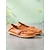 abordables Sandalias planas de mujer-Mocasines de cuero para mujer: zapatos casuales suaves y transpirables para uso diario, caminatas, viajes y oficina.