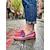 cheap Women's Slip-Ons &amp; Loafers-Women's Color-Block Penny Loafers - Stylish Navy, Pink &amp; Red Genuine Leather Flats for Daily Office Work, Casual Campus Wear &amp; Chic Street Style