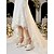 baratos noiva-Sapatos de salto agulha plataforma com pérolas em tom marfim para mulheres - sapatos de noiva elegantes para casamentos no jardim.