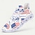cheap Men Shoes-United States 250th Anniversary Men's Sneakers – Breathable Slip-On Mesh Shoes with Flexible Sole, Lightweight, Perfect for 4th of July, Outdoor Festival, Travel and Everyday Casual Wear