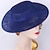 billige Fascinatorer-fascinators sinamay Bryllup Fødselsdag Elegant Årgang Med Tyl Medaljon Hovedbeklædning