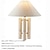 preiswerte Nachttischlampe-Postmoderne Schreibtischlampe aus Marmorstoff, kreative Kunst b &amp;b Wohnzimmer Schlafzimmer Schreibtischlampe Arbeitszimmer Büro Theke Speisekammer Tischlampe Club Hotel Empfangsbereich