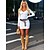 economico Accessori per le vacanze-Cintura regolabile da donna in similpelle, multicolore, stile bohémien, perfetta per l'abbigliamento casual quotidiano e le vacanze al mare