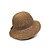 abordables Accesorios de vacaciones-Sombrero de paja bohemio para mujer con lazo: varios colores, plegable para transportarlo fácilmente, perfecto para uso informal y estilo de vacaciones en la playa.