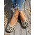 ieftine Pantofi Joși de Damă-Pantofi sport casual pentru femei, cu talpă largă, cu imprimeu leopard și talpă plată, respirabili și ușori, pentru ținute casual și vacanțe de vară.