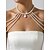preiswerte Urlaubszubehör-Elegante und modische Körperkette aus Kunstperlen im Boho-Stil für Damen, perfekt für Partys, Abendveranstaltungen und den Strandurlaub.