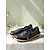 abordables Sandalias planas de mujer-Mocasines de cuero para mujer: zapatos casuales suaves y transpirables para uso diario, caminatas, viajes y oficina.