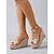 cheap Wedge Sandals-Women's Vibrant Red Wedge Sandals - Elegant Platform Slides with Transparent Strap &amp; Bow Detail for Summer Vacations, Beach Resorts &amp; Outdoor Tropical Getaways