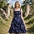 preiswerte Kleid-Gotisch Viktorianisch 19. Jahrhundert Tee-Länge Kleid Hexe Edelfrau Korsett Tailliert und ausgestellt Quadrathals Kostüm Damen Halloween Karneval Party Maskerade Retro-Mottoparty Erwachsene Kleid
