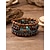 economico Accessori per le vacanze-set di braccialetti di perline di legno impilabili in stile bohémien da uomo, bracciale etnico tribale multistrato con accenti turchesi, gioielli fatti a mano per le vacanze al mare e per tutti i giorni casual da uomo