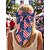 abordables Accessoires-Pince à cheveux patriotique en polyester pour femme, grande barrette à nœud imprimé drapeau multicolore pour le 250e anniversaire des États-Unis, la fête de l'indépendance, une tenue décontractée, un voyage ou des vacances.