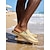 preiswerte Männer-Beige Herren-Slipper mit verstellbarem Riemen, weich und leicht, perfekte Schuhe für Strandurlaub, Reisen und Freizeit