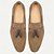 baratos Mocassins de couro premium-Homens Clássico Casual Couro Camurça Couro de grão integral italiano Antiderrapante Mocassim Marron Verão Primavera Todas as Estações