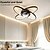 رخيصةأون أضواء السقف القابلة للتعتيم-مروحة سقف عصرية مزودة بإضاءة، مراوح سقف منخفضة الارتفاع مع جهاز تحكم عن بعد وتطبيق، شفرات قابلة للعكس بست سرعات، مروحة سقف بإضاءة LED قابلة للتعتيم بسلاسة لغرفة المعيشة وغرفة النوم والمطبخ