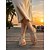 cheap Women-Women's Embellished Flat T-Strap Sandals - Elegant Resort Evening Shoes for Vacation Dinners
