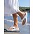 abordables Sandalias deslizantes-Chanclas de playa blancas para mujer: chanclas ligeras e impermeables con soporte ergonómico para el arco del pie para vacaciones de verano y escapadas a islas tropicales. &amp;comodidad diaria