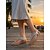 cheap Women-Women's Embellished Flat T-Strap Sandals - Elegant Resort Evening Shoes for Vacation Dinners