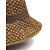 abordables Accesorios de vacaciones-Sombrero de paja bohemio para mujer con lazo: varios colores, plegable para transportarlo fácilmente, perfecto para uso informal y estilo de vacaciones en la playa.