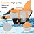 abordables chalecos salvavidas-Chaleco salvavidas de seguridad para perros con diseño de tiburón, chaleco salvavidas para perros con diseño de sirena para nadar con flotabilidad superior y asas de rescate para piscina, playa y