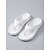 abordables Sandalias deslizantes-Chanclas de playa blancas para mujer: chanclas ligeras e impermeables con soporte ergonómico para el arco del pie para vacaciones de verano y escapadas a islas tropicales. &amp;comodidad diaria